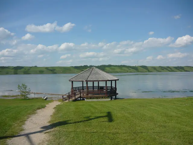 Gazebo at Manitou Beach on Little Manitou Lake