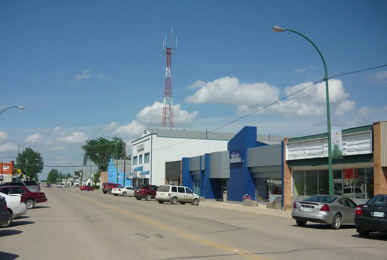Main Street business district, 2010